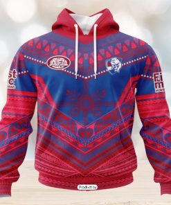 HOT Personalized AFL Western Bulldogs Special Pasifika Design Hoodie Sweatshirt 3D