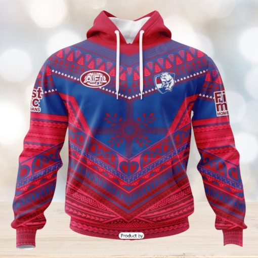 HOT Personalized AFL Western Bulldogs Special Pasifika Design Hoodie Sweatshirt 3D