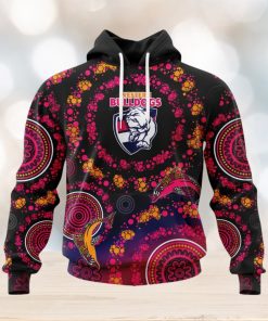 HOT Personalized AFL Western Bulldogs Special Pink Breast Cancer Design Hoodie Sweatshirt 3D