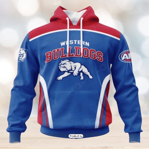 HOT Personalized AFL Western Bulldogs Special Sideline Design Hoodie Sweatshirt 3D