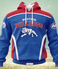 HOT Personalized AFL Western Bulldogs Special Sideline Design Hoodie Sweatshirt 3D