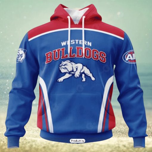 HOT Personalized AFL Western Bulldogs Special Sideline Design Hoodie Sweatshirt 3D