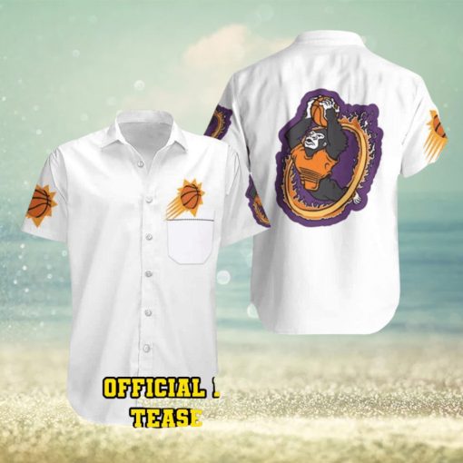 HOT Phoenix Suns NBA Mascot Logo Basketball Hawaiian Shirt