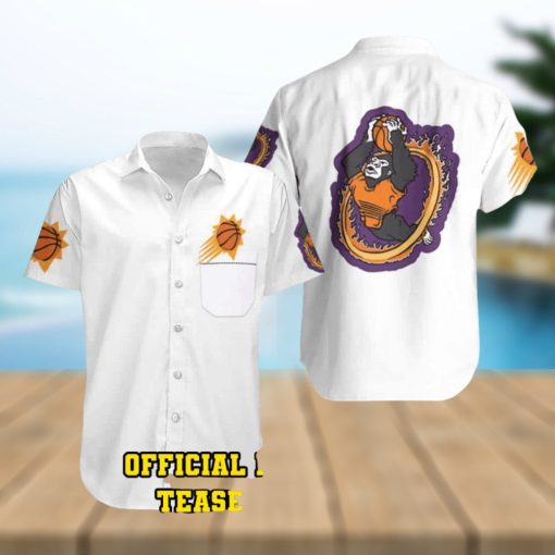 HOT Phoenix Suns NBA Mascot Logo Basketball Hawaiian Shirt