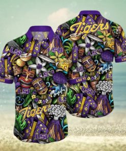 HOT TREND LSU TIGERS NCAA1 Flower Hawaiian Shirt