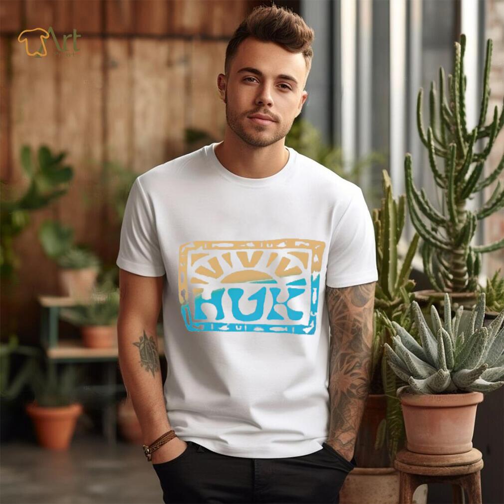 HUK Men's Tiki Border T Shirt HUK Men's Tiki Border T Shirt