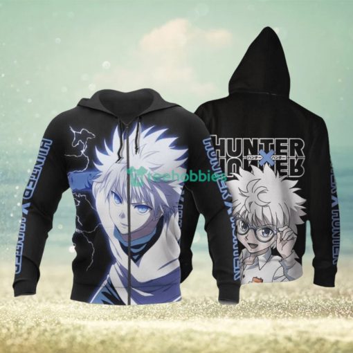HUNTER X HUNTER Killua Zoldyck Black Zip Up Hoodie