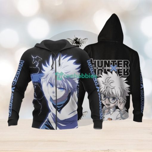HUNTER X HUNTER Killua Zoldyck Black Zip Up Hoodie