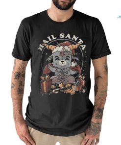 Hail Santa Funny Cute Evil Christmas Baphomet T shirt