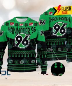 Hannover 96 Stadium Personalized Name Ugly Christmas Sweater