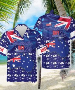 Happy Australia Day January 26 Aloha Hawaiian Shirt Men And Women Summer Vacation Shirt Beach Lover Gift