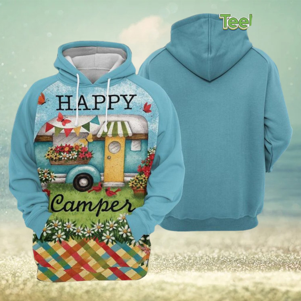 Happy Camper 3D Printed Hoodie Happy Camper 3D Printed Hoodie