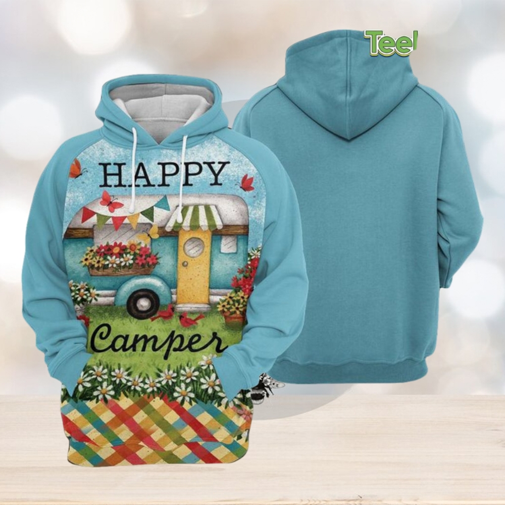 Happy Camper 3D Printed Hoodie Happy Camper 3D Printed Hoodie