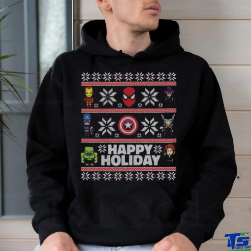 Happy Holiday Avengers Superheroes Christmas Ugly shirt