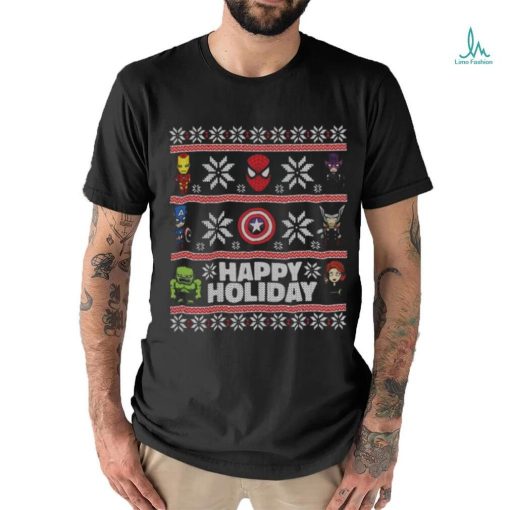 Happy Holiday Avengers Superheroes Christmas Ugly shirt