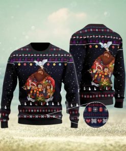 Happy Holiday Cartoon Harry Potter Ugly Christmas Sweater 3D Printed Men And Women Holiday Gift