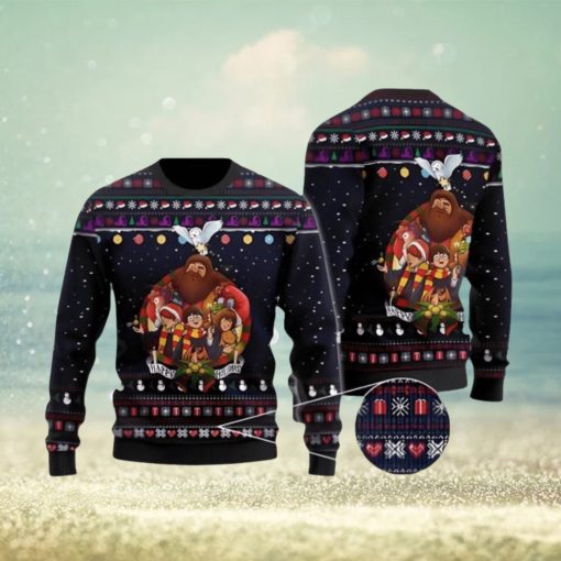 Happy Holiday Cartoon Harry Potter Ugly Christmas Sweater 3D Printed Men And Women Holiday Gift