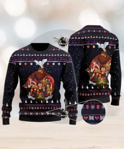 Happy Holiday Cartoon Harry Potter Ugly Christmas Sweater 3D Printed Men And Women Holiday Gift