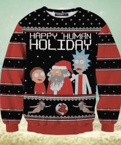 Happy Human Holiday Ugly Christmas Sweater Perfect Holiday Gift