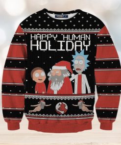 Happy Human Holiday Ugly Christmas Sweater Perfect Holiday Gift