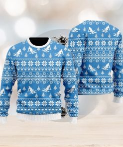 Happy Skiing Winter Sport Christmas Ugly Sweater 3D