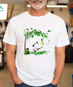 Happy Snoopy And Woodstock St Patricks Day Tree Shirt