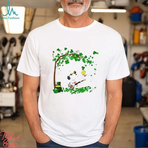 Happy Snoopy And Woodstock St Patricks Day Tree Shirt