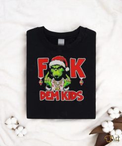 Happy Xmas Grinch Santa Hat F Dem Kids Character T shirt, hoodie, sweater, long sleeve and tank top Happy Xmas Grinch Santa Hat F Dem Kids Character T shirt