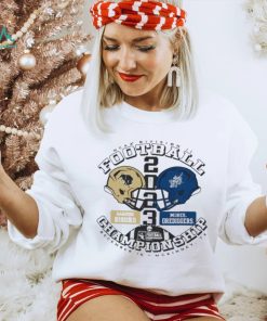 Harding Bisons Vs Mines Orediggers 2023 NCAA Division II Football Championship Dueling Helmets Shirt