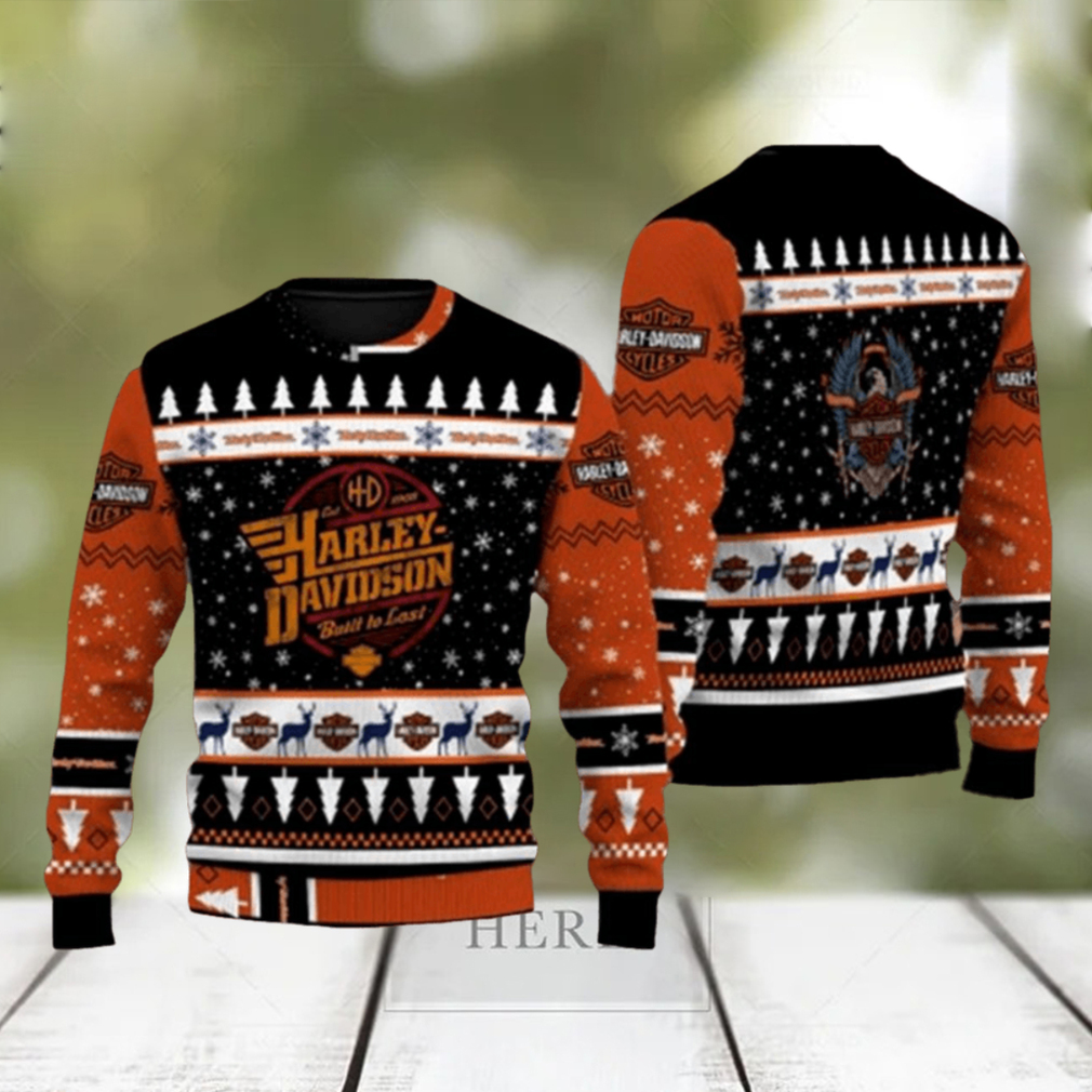 Harley davidson shop ugly sweater