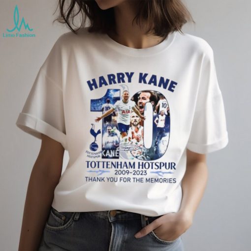 Harry Kane Tottenham Hotspur 2009 – 2023 Thank You For The Memories T Shirt