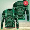 Grnch 49ers Santa Hat Ugly Christmas Sweater