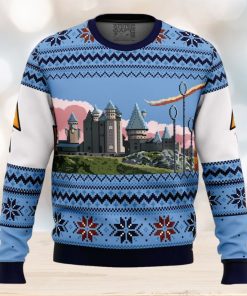 Harry Potter Retro Hogwarts Ugly Christmas Sweater