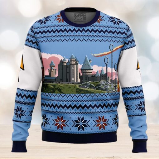 Harry Potter Retro Hogwarts Ugly Christmas Sweater