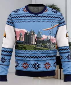 Harry Potter Retro Hogwarts Ugly Christmas Sweater