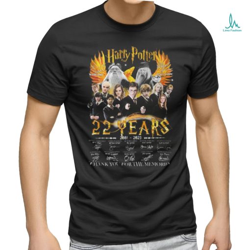 Harry Potter Richard Harris And Michael Gambon 22 Years 2001 – 2023 Thank You For The Memories Unisex T Shirt