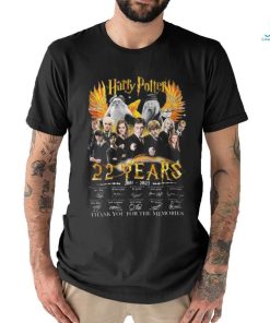 Harry Potter Richard Harris And Michael Gambon 22 Years 2001 – 2023 Thank You For The Memories Unisex T Shirt