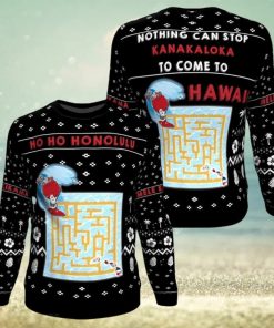 Hawaii Maze Game 3D All Over Print Print Ugly Christmas Sweater Perfect Holiday Gift