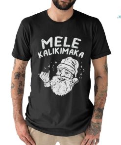 Hawaiian Christmas Mele Kalikimaka Santa Xmas Men Women Kids T Shirt