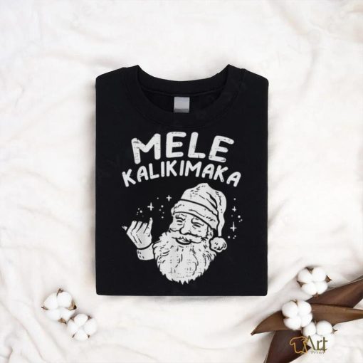 Hawaiian Christmas Mele Kalikimaka Santa Xmas Men Women Kids T Shirt