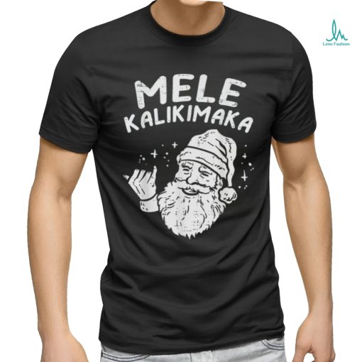 Hawaiian Christmas Mele Kalikimaka Santa Xmas Men Women Kids T Shirt