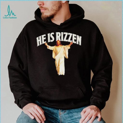 He Is Rizzen Christian Funny Religious Faith Cross Jesus T shirt