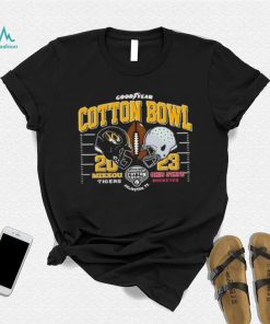 Head To Head Goodyear Cotton Bowl 2023 Mizzou Tigers Vs Ohio State Buckeyes Shirt