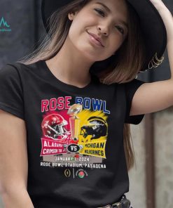 Head To Head Rose Bowl Alabama Crimson Tide Vs Michigan Wolverines January 1, 2024 Shirt