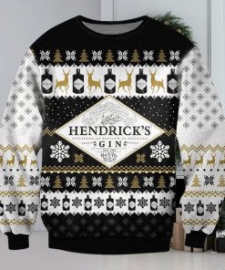 Hendrick's Gin Beer 3D Print Ugly Christmas Sweater