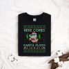 Snoopy And Woodstock Hat Santa Light Tree Christmas Shirt