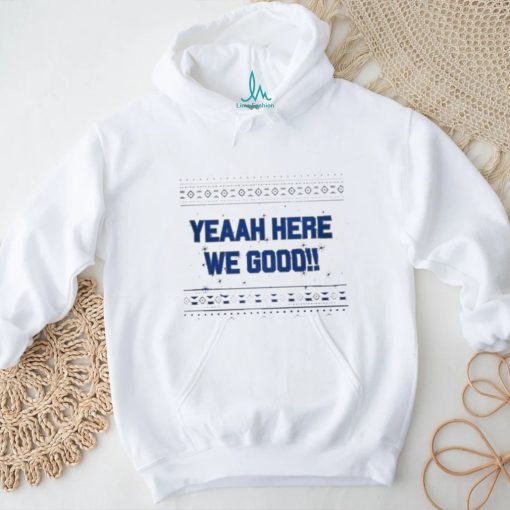 Here We Go Cowboys Christmas Ugly Shirt
