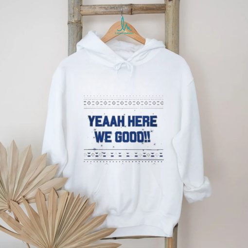 Here We Go Cowboys Christmas Ugly Shirt