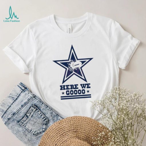 Here We Go Dallas Football Logo Shirt