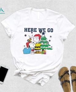 Here We Go Peanuts Cowboys Christmas Shirt